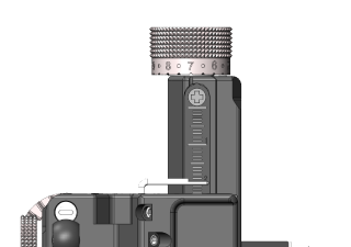 Shibuya Ultima Recurve Sight RC PRO G2 250-9-A Double Mount