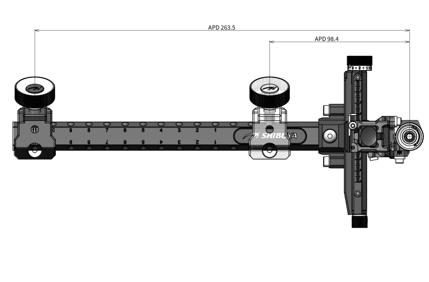 Shibuya Ultima Compound Sight CPX IV 400-9