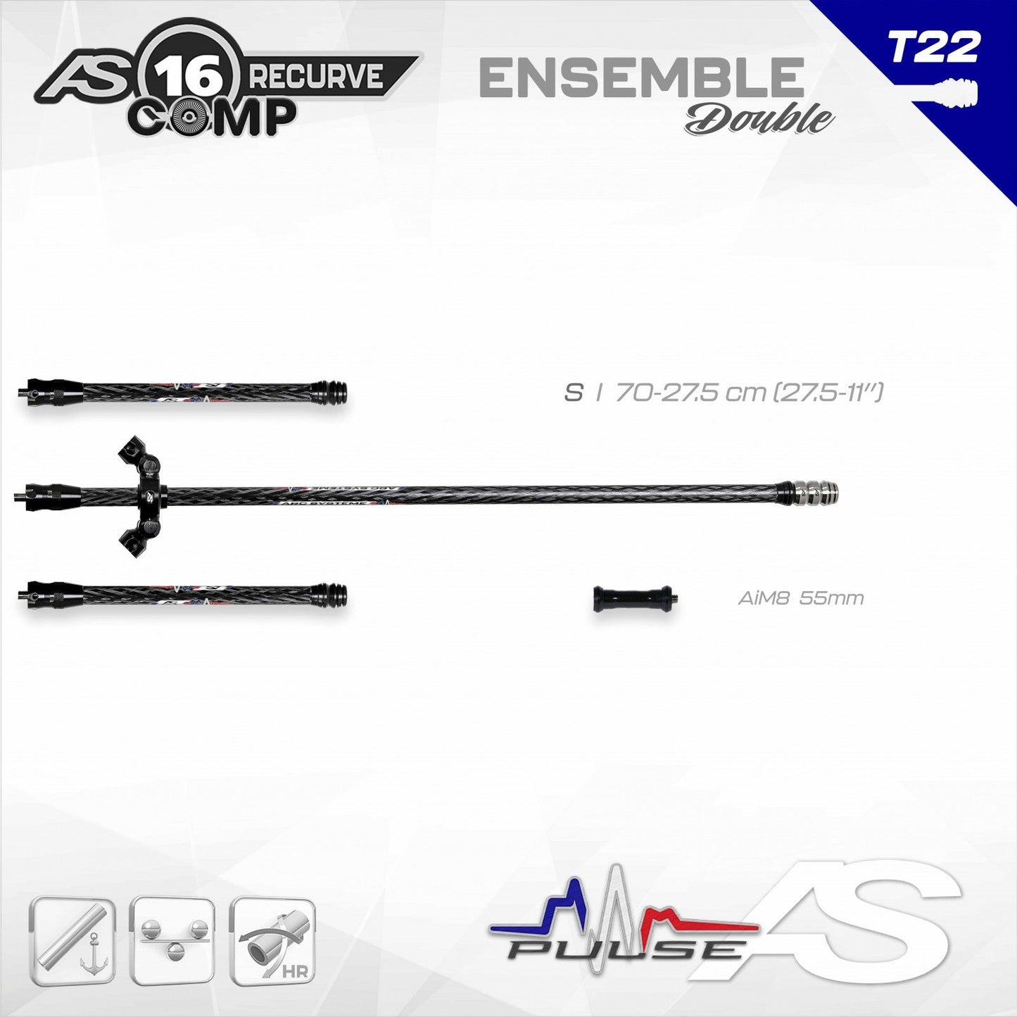 Arc Systeme Pulse AS 16 Recurve Comp Kit